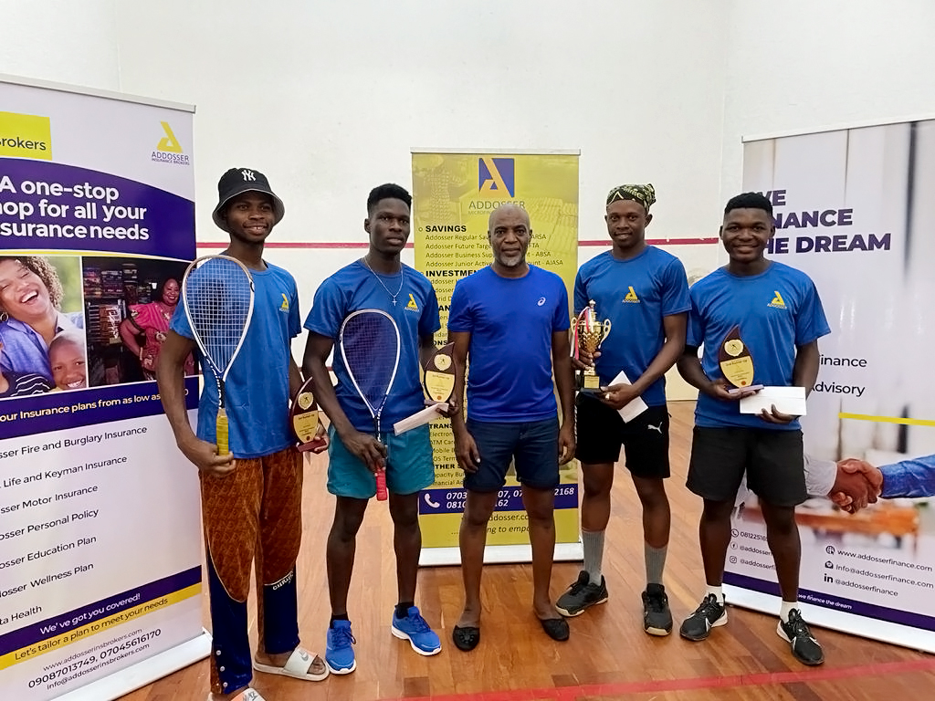 Winners with GMD - Addosser Squash Tournament